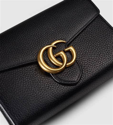 gucci marmont chain wallet.